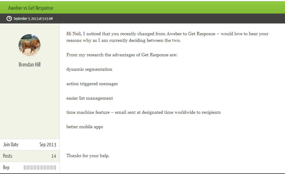 aweber vs get response