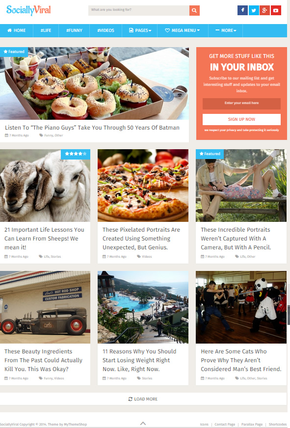 socially viral theme
